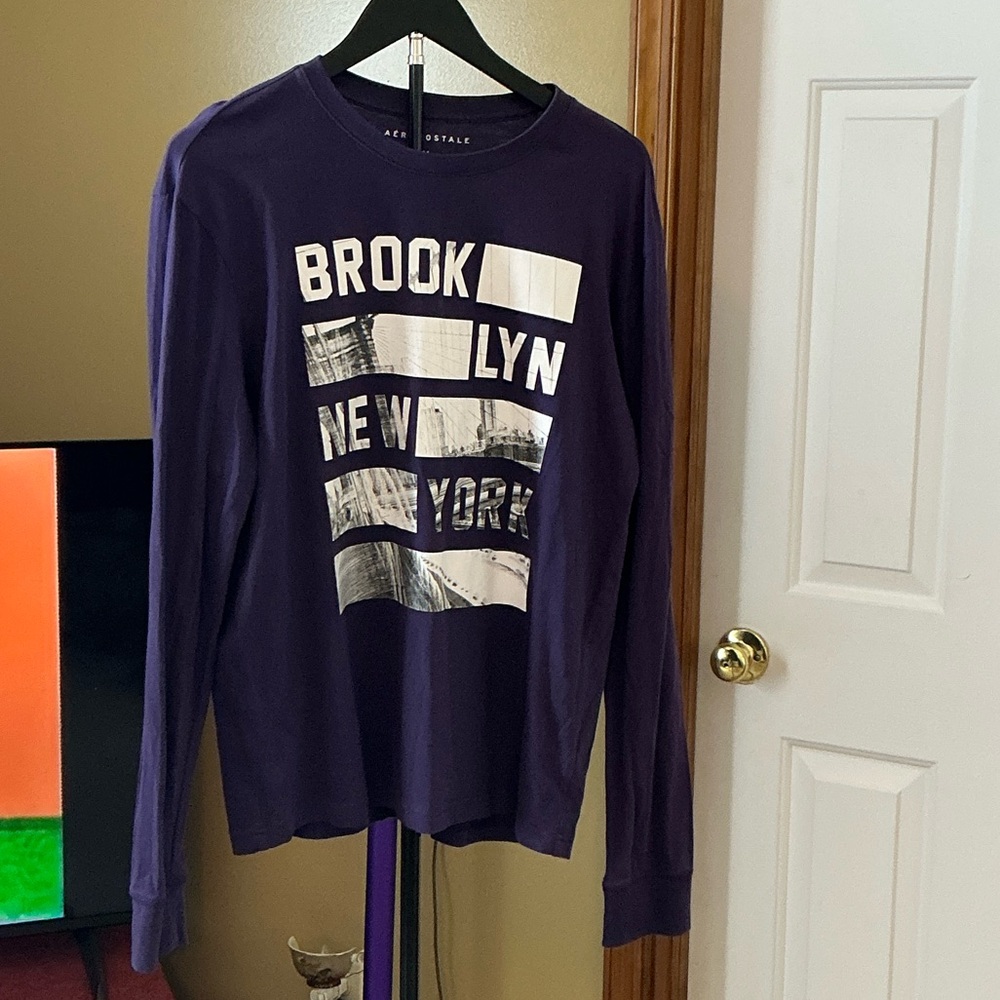Purple Long Sleeve Men's Tee